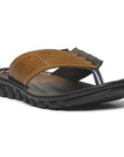 Men's Formal Tan Flip-Flops