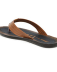 Paragon Vertex Casual Slippers for Men | Tan Daily Wear Slippers