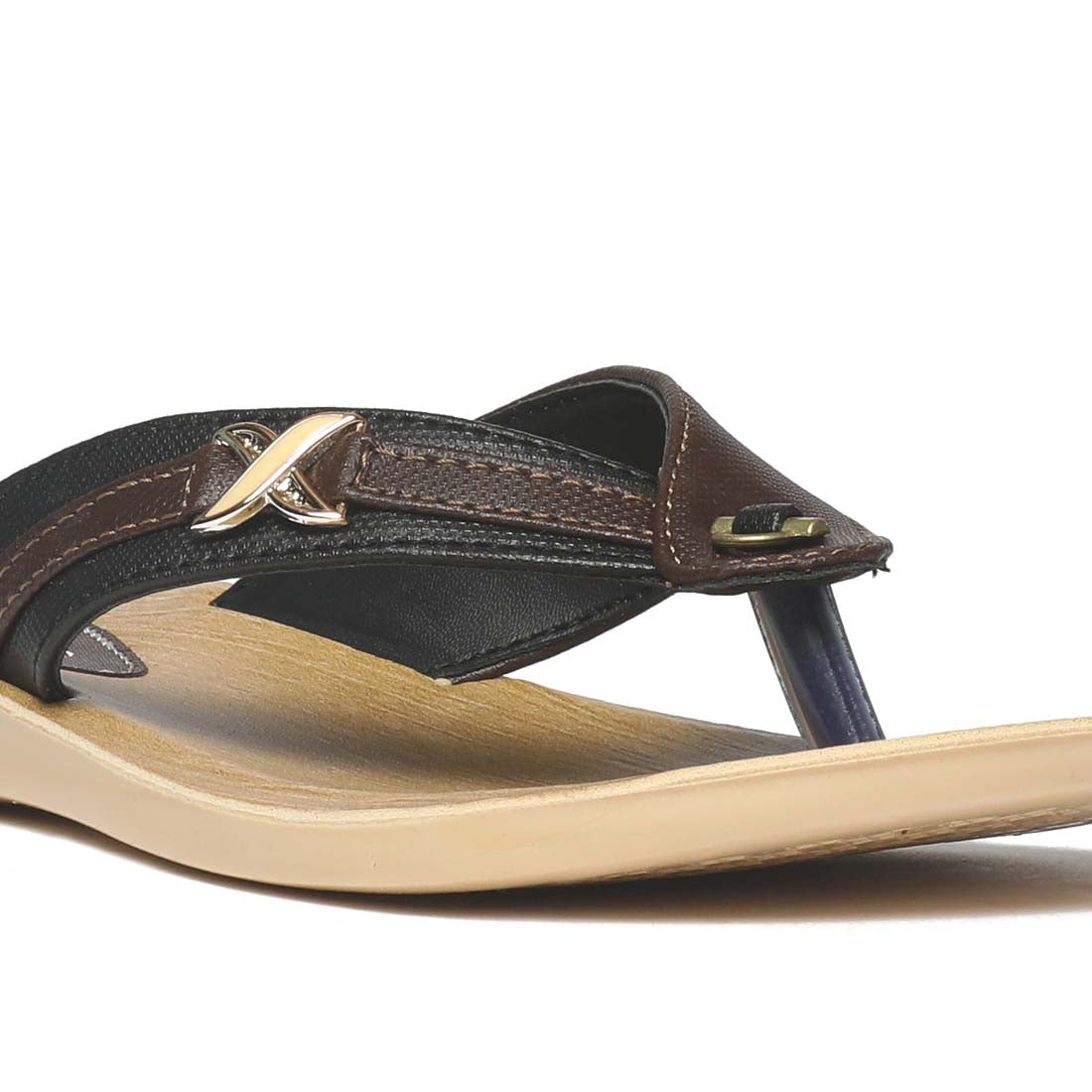 Women&#39;s Brown Solea Flip-Flops