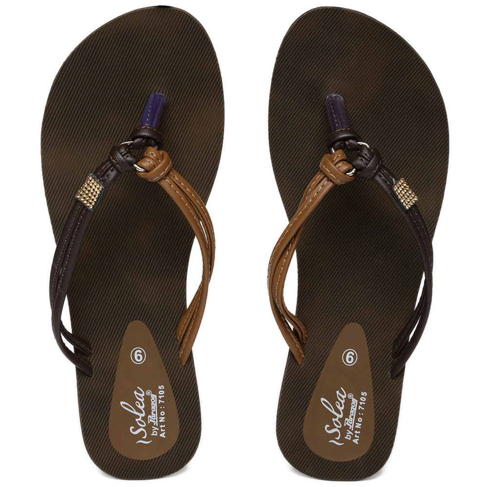 Paragon PU7105L Women Stylish Lightweight Flipflops | Comfortable soles| Casual &amp; Trendy Slippers | Indoor &amp; Outdoor