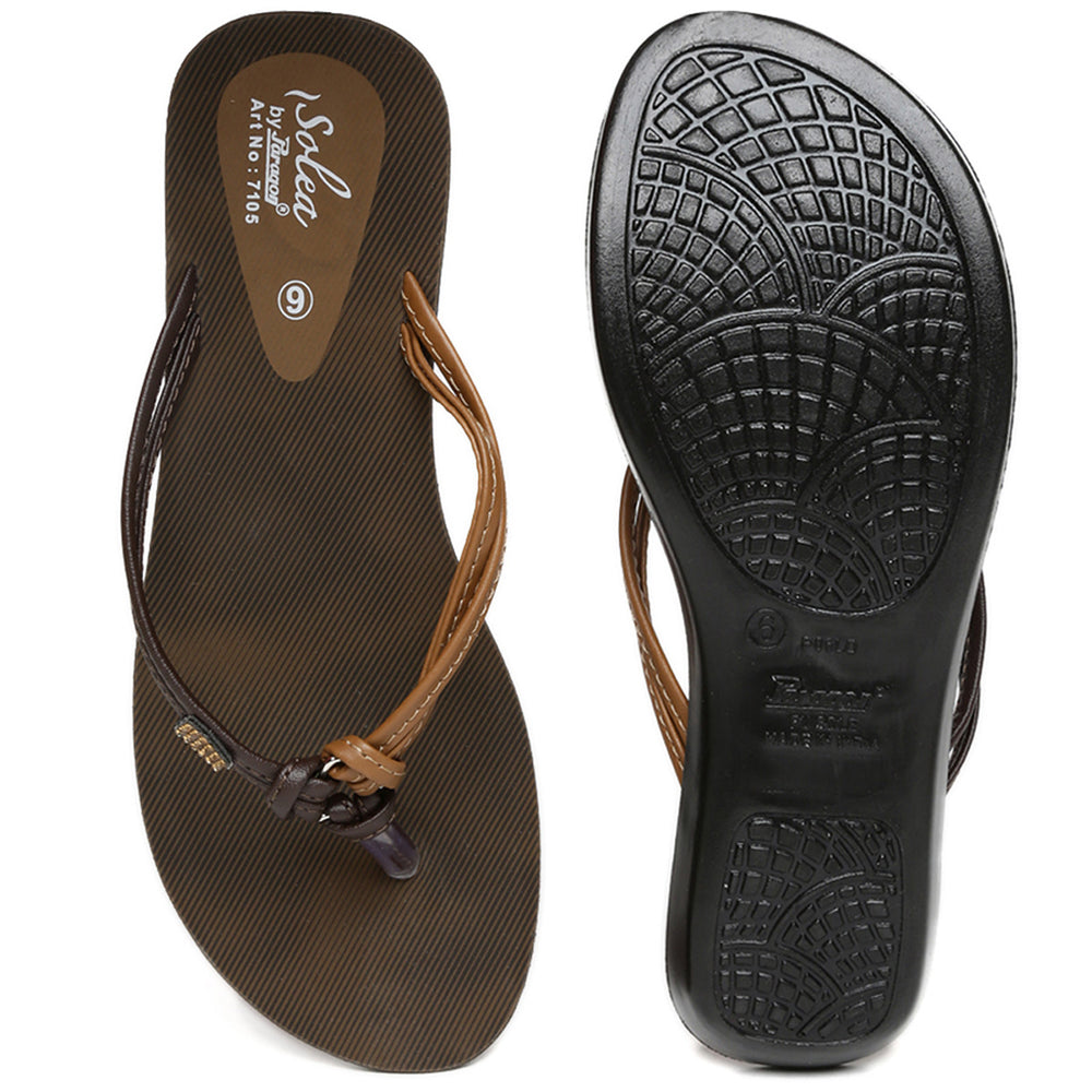 Paragon PU7105L Women Stylish Lightweight Flipflops | Comfortable soles| Casual &amp; Trendy Slippers | Indoor &amp; Outdoor