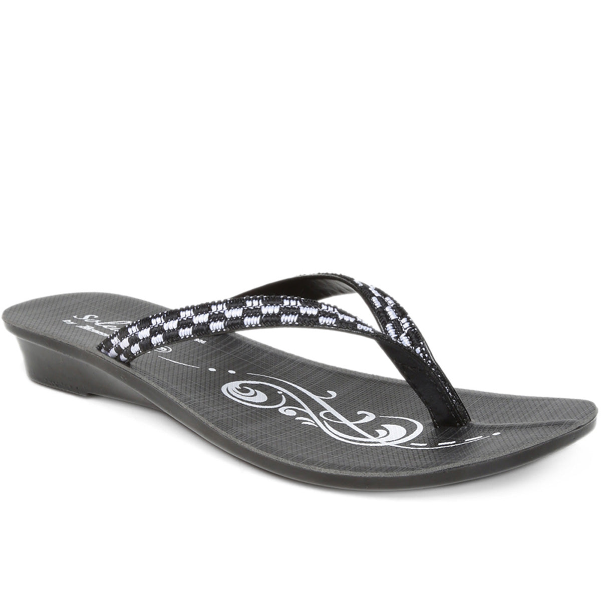 Women&#39;s Black Solea Flip-Flops