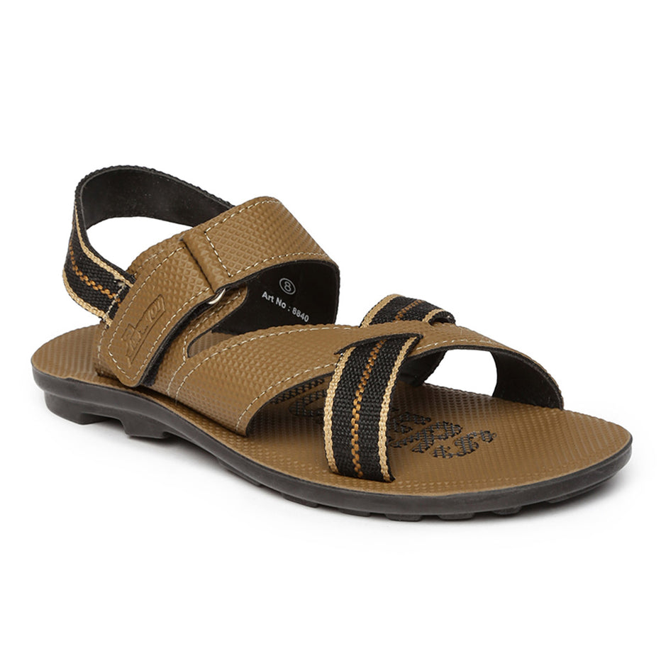 Men's Beige Slickers Sandals Paragon Footwear