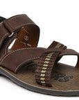 Men's Brown Slickers Sandals