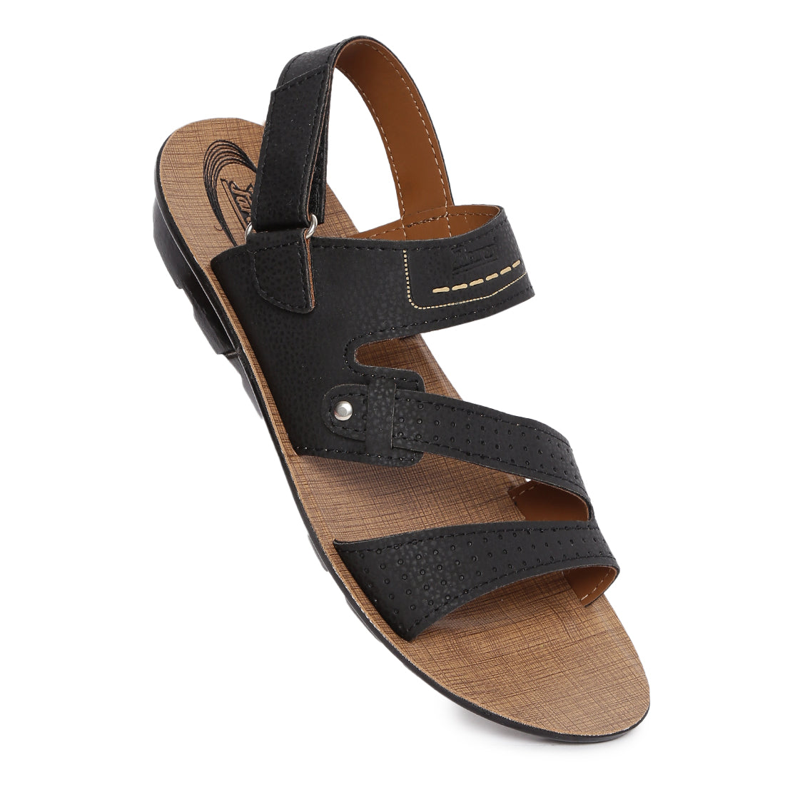 Paragon Slickers Casual Sandals for Men | Brown Slingback Sandals for Men