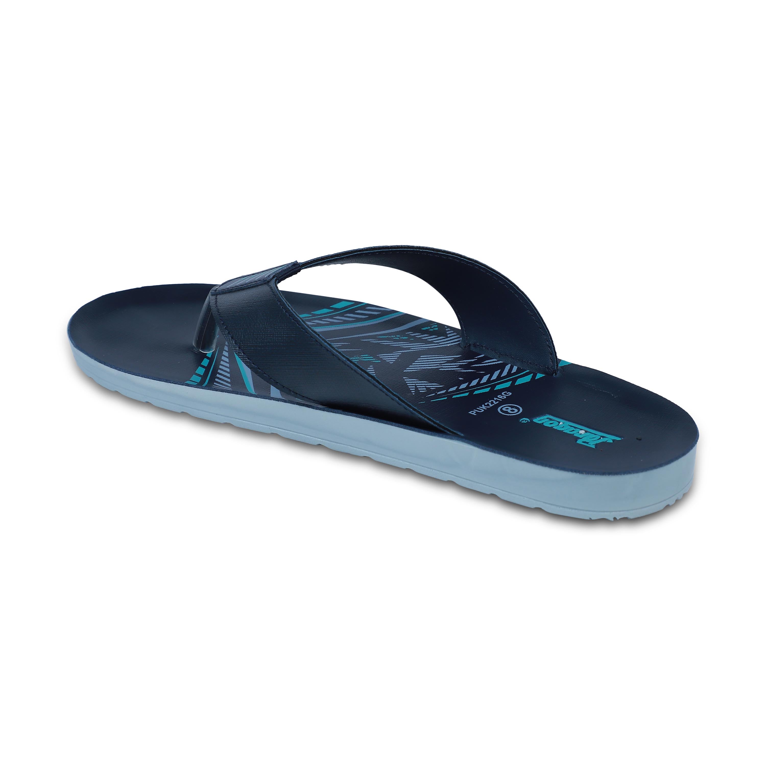 Paragon PUK2216G Men Everyday Lightweight Waterproof Flip Flops Printed Patterns and Extra Sole Support | Casual Flip Flops
