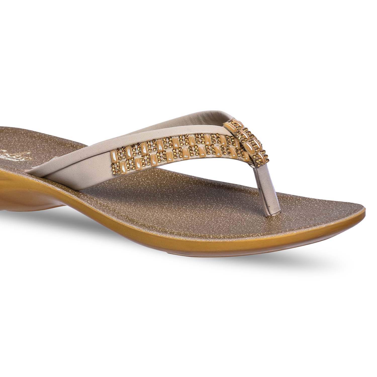 FitFlop Gracie Rubber Chain Leather Toe-Post Sandal - 20865360 | HSN