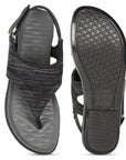 Women's Black Stimulus Sandals